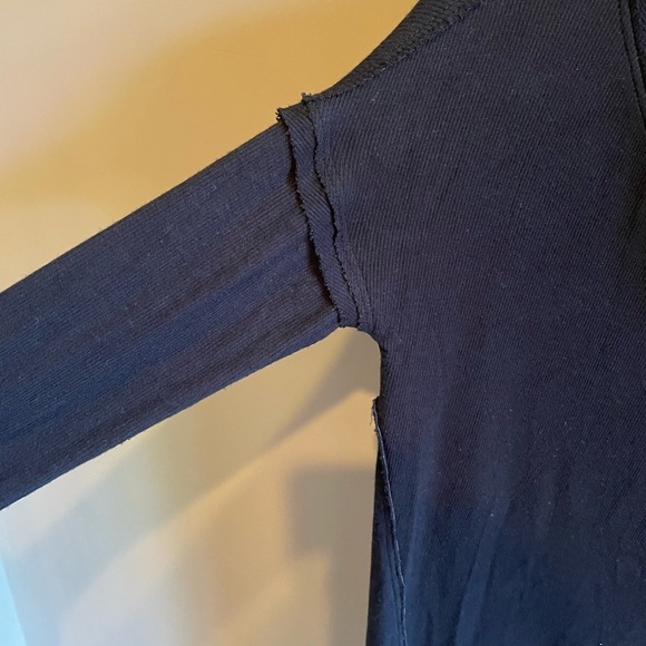 Free People We The Free Grapevine Asymmetrical Tunic Top Black XS - Picture 6 of 13